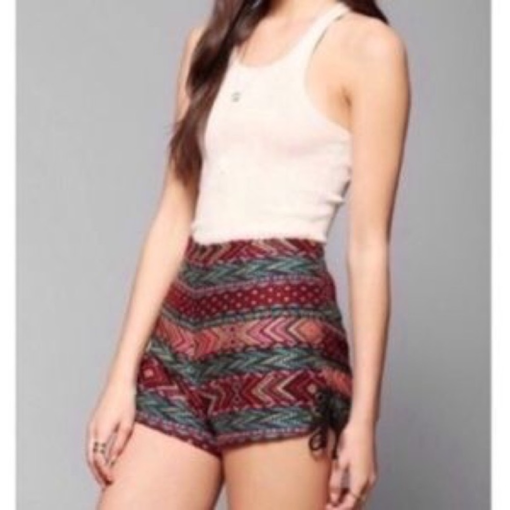 🖤ECOTE | Sky Jacquard Pinup Shorts - Picture 2 of 10
